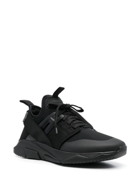26SS 톰포드 JAGO 자고 네오프렌 스웨이드 스니커즈 J1100TOF001N3NN01 BLACK - TOMFORD