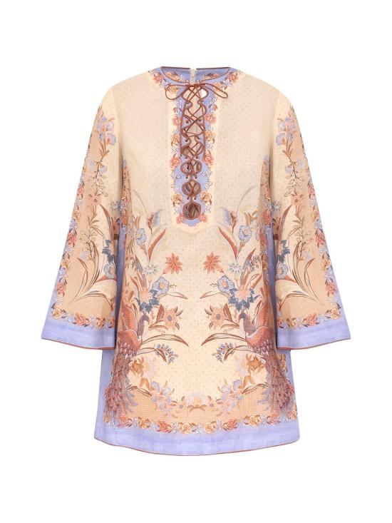 26FW 짐머만 미디 원피스 8076DSS262BSFL BEIGE