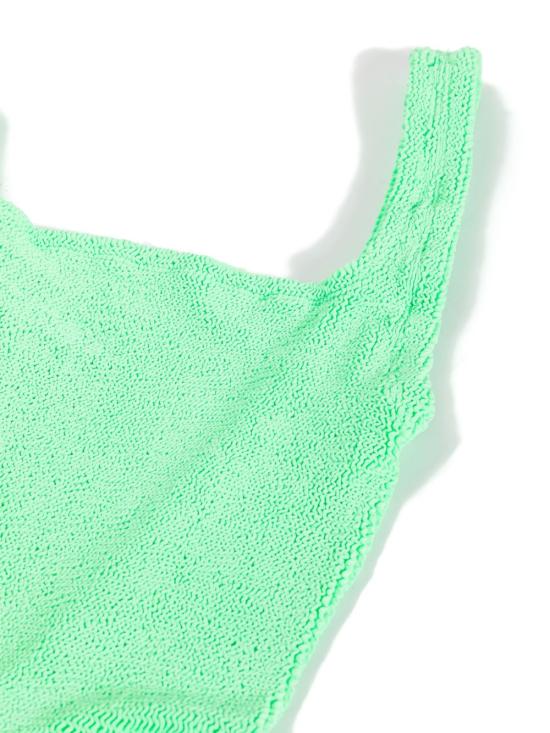 26SS 훈자 지 원피스 수영복 SSQUARECRLIME VERDE - HUNZA G