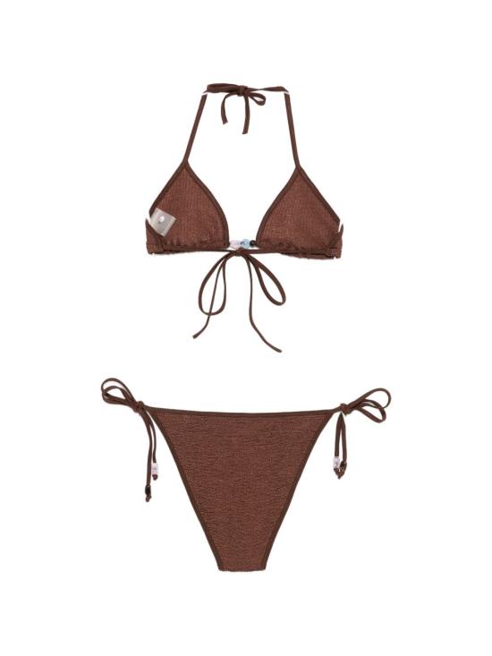 26SS 훈자 지 비키니 수영복 BGINABDDMETALLICCHOCOLATE MARRONE - HUNZA G