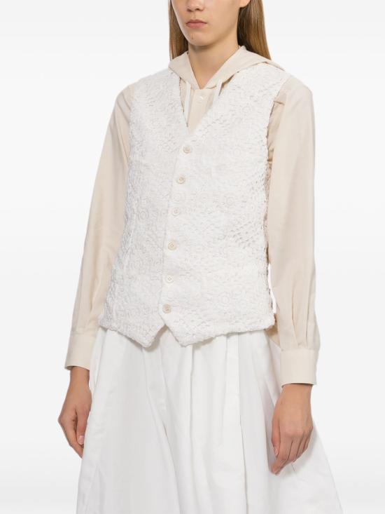 26SS 꼼데가르송 베스트 GQV0010511 BIANCO - COMME DES GARCONS