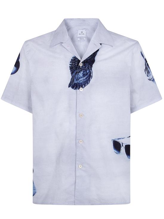 26SS 폴 스미스 반팔 셔츠 M2R695UV2265374 GRIGIO - PAUL SMITH