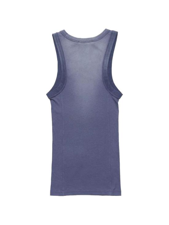 26SS 아크네 스튜디오 스프레이드 로고 탱크탑 CL0443BG3 BLU - ACNE STUDIOS