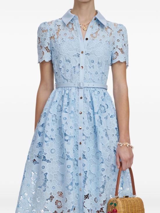 26SS 셀프 포트레이트 미디 원피스 AC26024MBL BLUE - SELF PORTRAIT
