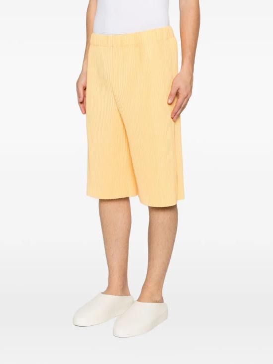26SS 옴므 플리세 이세이 미야케 웨어 오어 랩 쇼츠 HP66JF21255 YELLOW - HOMME PLISSE' ISSEY MIYAKE