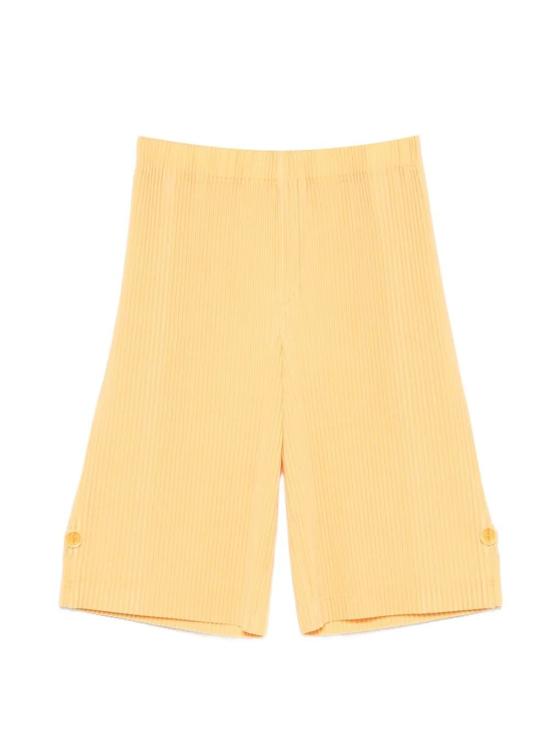 26SS 옴므 플리세 이세이 미야케 웨어 오어 랩 쇼츠 HP66JF21255 YELLOW