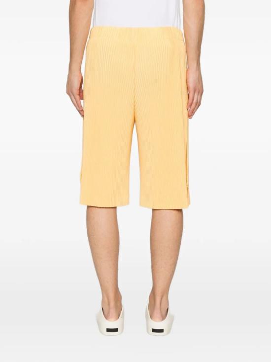 26SS 옴므 플리세 이세이 미야케 웨어 오어 랩 쇼츠 HP66JF21255 YELLOW - HOMME PLISSE' ISSEY MIYAKE