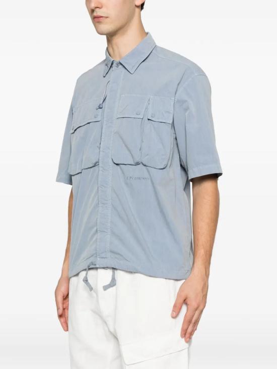 26SS 씨피 컴퍼니 반팔 셔츠 20CMSH064A005153D809 BLUE - C.P. COMPANY