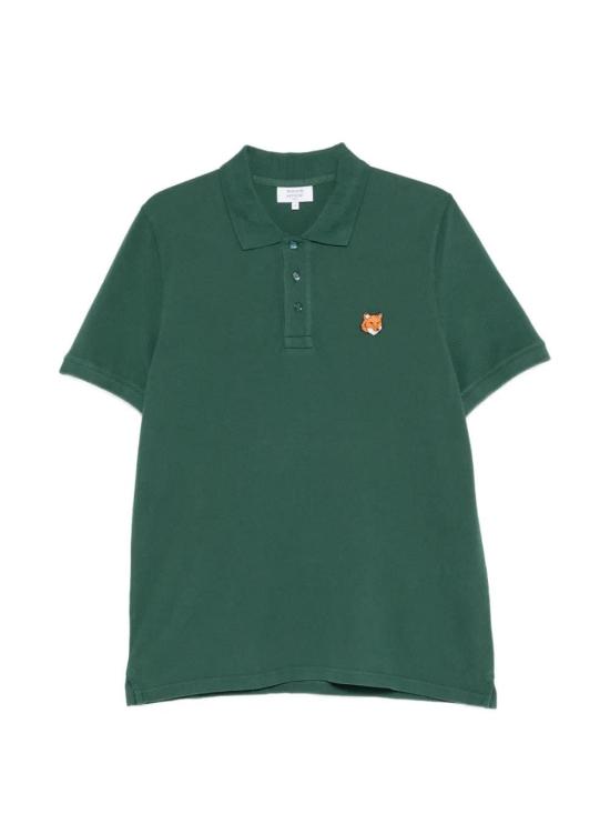 26SS 메종키츠네 폴로 티셔츠 PM00209KP002P399 GREEN