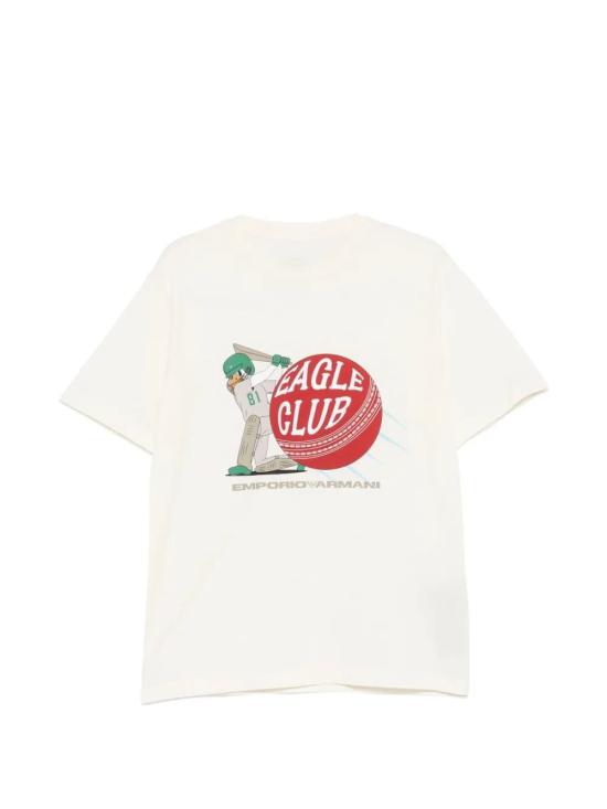 26SS 엠포리오 아르마니 반팔 티셔츠 EM001717AF14836F0212 BEIGE