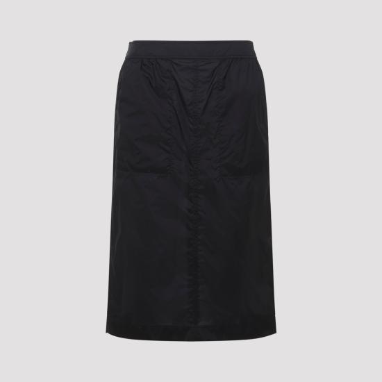 26SS 생로랑 미디 스커트 870894Y8J40 1000 BLACK - SAINT LAURENT