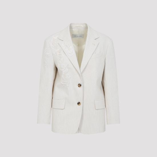 26SS 드리스 반 노튼 수트 자켓 2610104233360 5 NUDE NEUTRALS - DRIES VAN NOTEN