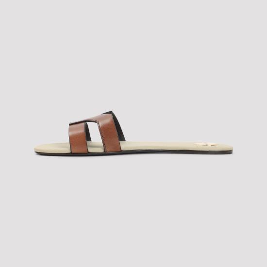 26FW 생로랑 뮬/슬리퍼 867777DWE00 6036 BROWN - SAINT LAURENT