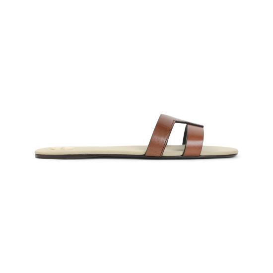 26FW 생로랑 뮬/슬리퍼 867777DWE00 6036 BROWN