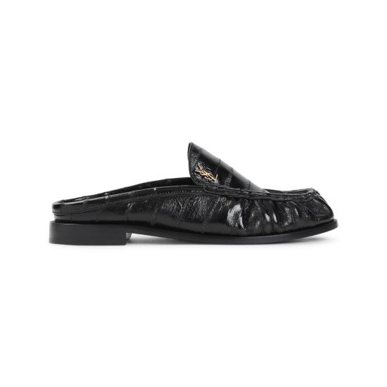 26FW 생로랑 뮬/슬리퍼 8697420WXAF 1000 BLACK