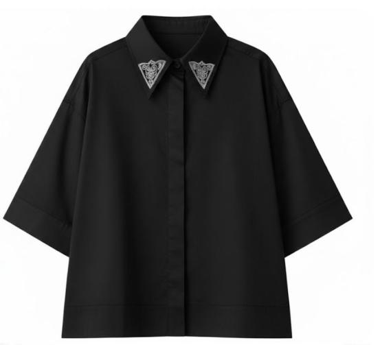 26SS 핑코 셔츠 106826A2LDZ99 NERO