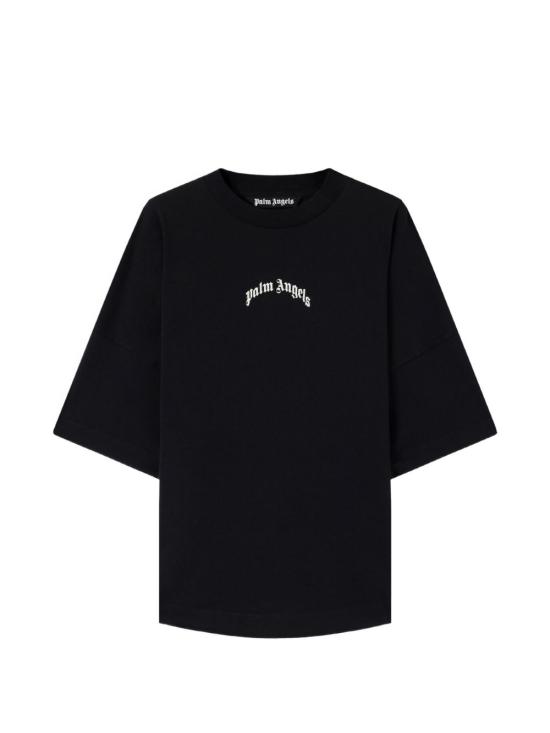 26SS 팜앤젤스 반팔 티셔츠 PMAA10BS26JER0071003 BLACK OFF WHITE