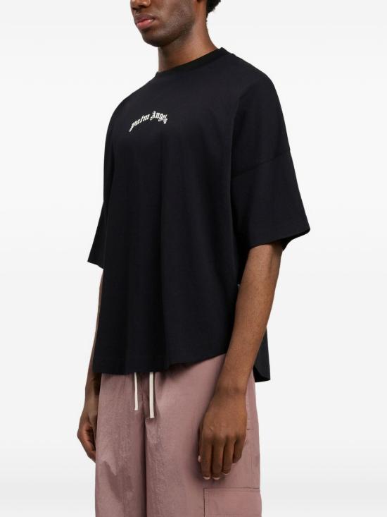 26SS 팜앤젤스 반팔 티셔츠 PMAA10BS26JER0071003 BLACK OFF WHITE - PALM ANGELS