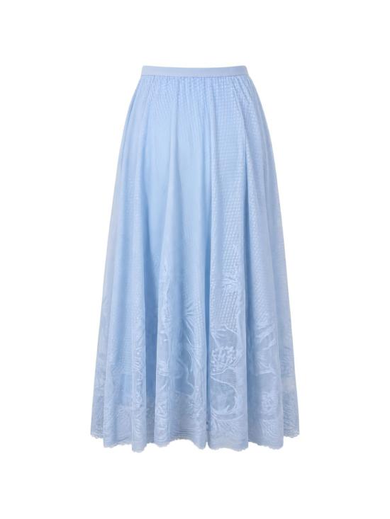 26SS 파비아나 필리피 레이스 서클 스커트 GND276F850M2175156 AZZURRO CIELO - FABIANA FILIPPI