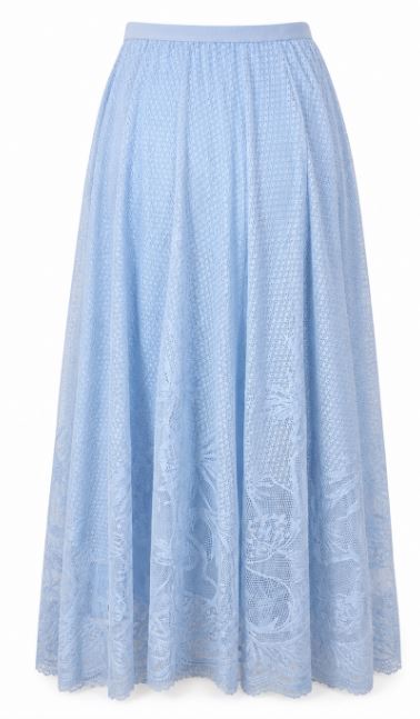 26SS 파비아나 필리피 레이스 서클 스커트 GND276F850M2175156 AZZURRO CIELO - FABIANA FILIPPI