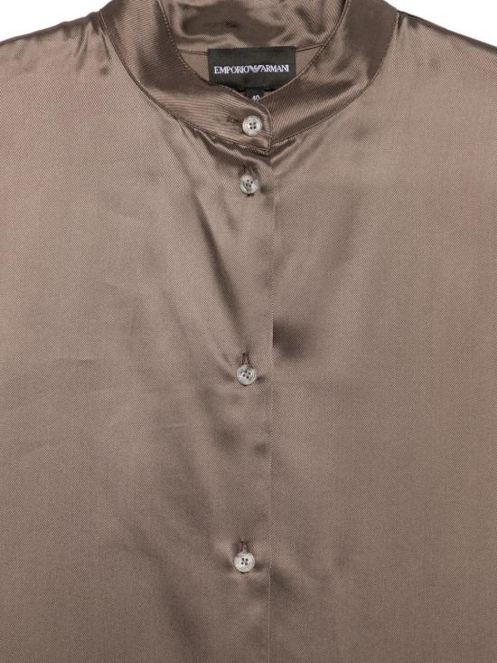 26SS 엠포리오 아르마니 블라우스 EW003621AF21547U6128 MARRONE - EMPORIO ARMANI