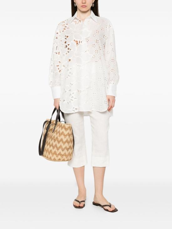 26SS 에르마노 설비노 셔츠 D484K605QYD10602 BIANCO - ERMANNO SCERVINO