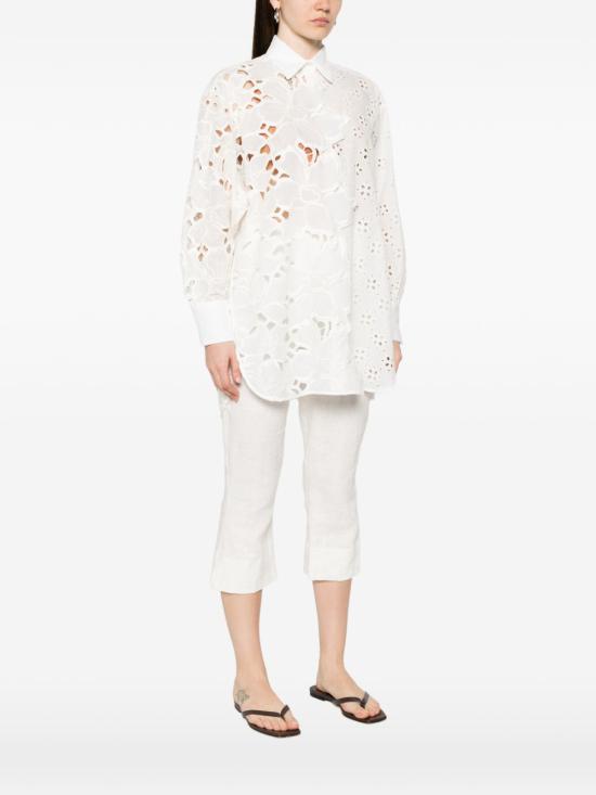 26SS 에르마노 설비노 셔츠 D484K605QYD10602 BIANCO - ERMANNO SCERVINO