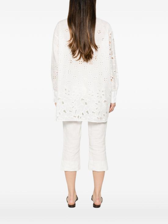 26SS 에르마노 설비노 셔츠 D484K605QYD10602 BIANCO - ERMANNO SCERVINO