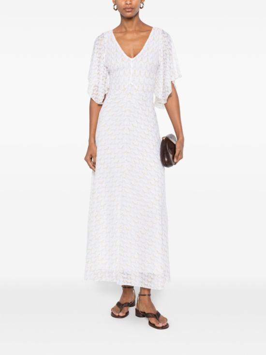 26SS 미소니 롱 원피스 DS26SG3KBR015XS01LI WHITE - MISSONI