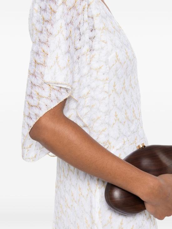 26SS 미소니 롱 원피스 DS26SG3KBR015XS01LI WHITE - MISSONI