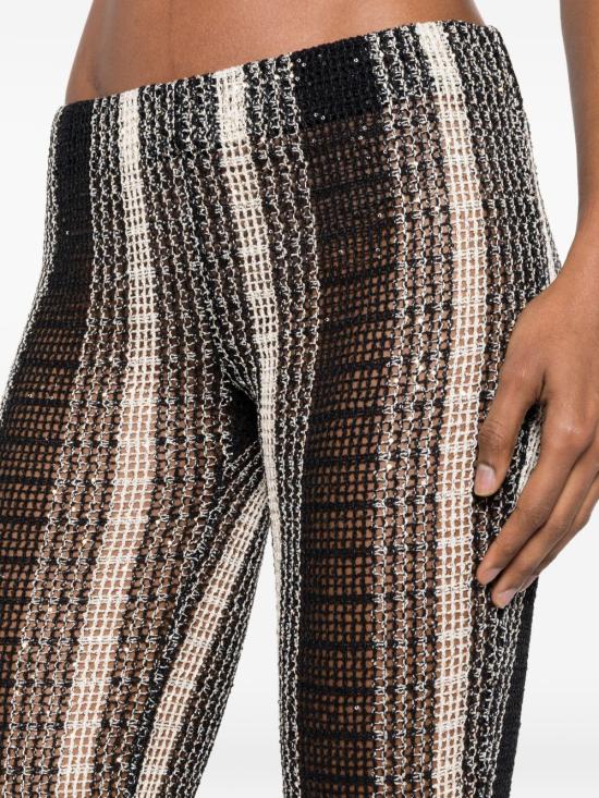 26SS 미소니 스트레이트 팬츠 MS26SI06BV00J7S91SR BLACK - MISSONI