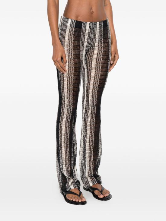 26SS 미소니 스트레이트 팬츠 MS26SI06BV00J7S91SR BLACK - MISSONI