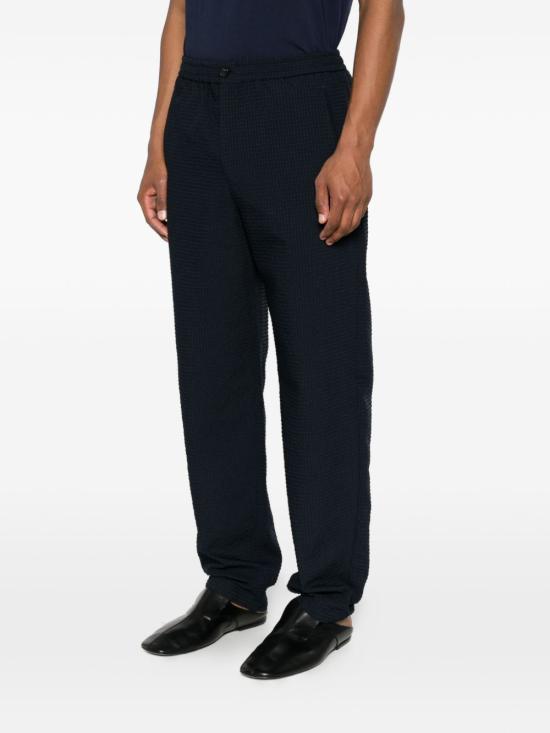 26SS 엠포리오 아르마니 스트레이트 팬츠 EM005518TE20392UB109 BLU - EMPORIO ARMANI