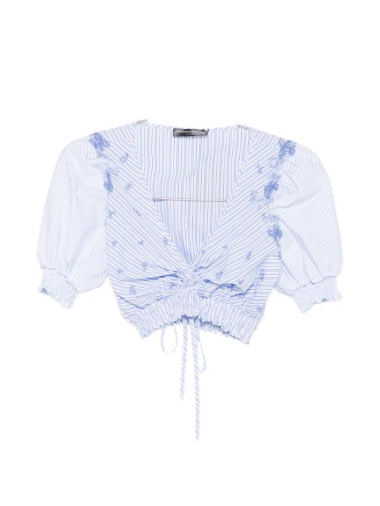 26SS 에르마노 설비노 반팔 티셔츠 D484L602JXFR4804 AZZURRO