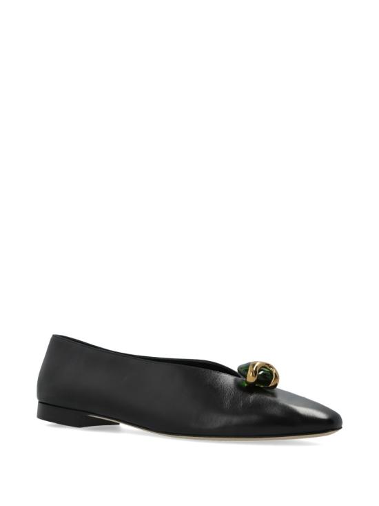 26FW 지미추 플랫 슈즈 MARGOTFLATEPFBLACKCLOVER NERO - JIMMY CHOO
