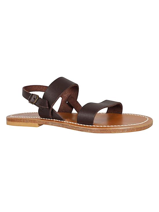 26SS 케이자크 샌들 0C200302PUL LEATHER BROWN - K JACQUES