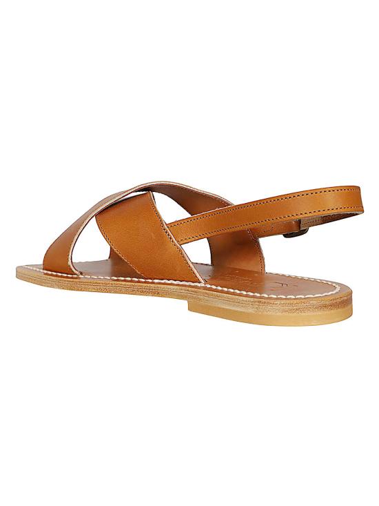 26SS 케이자크 샌들 EJ308913PUL LEATHER BROWN - K JACQUES