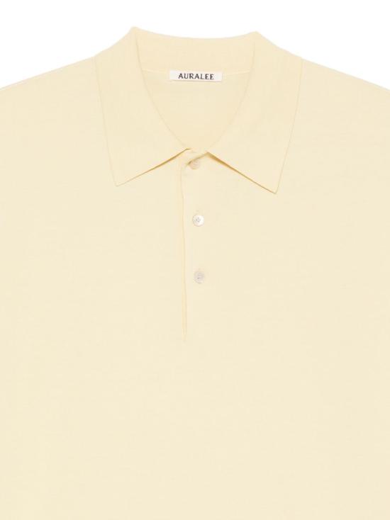 26SS 오라리 반팔 티셔츠 A26SP03KAYELLOWBEIGE GIALLO - AURALEE