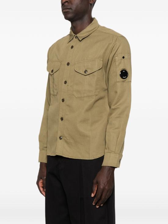26SS 씨피 컴퍼니 긴팔 셔츠 20CMSH082A110626G644 VERDE - C.P. COMPANY
