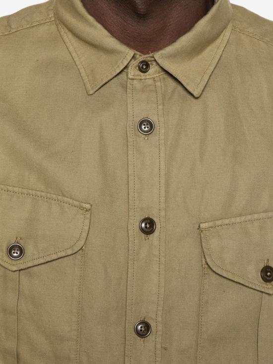 26SS 씨피 컴퍼니 긴팔 셔츠 20CMSH082A110626G644 VERDE - C.P. COMPANY