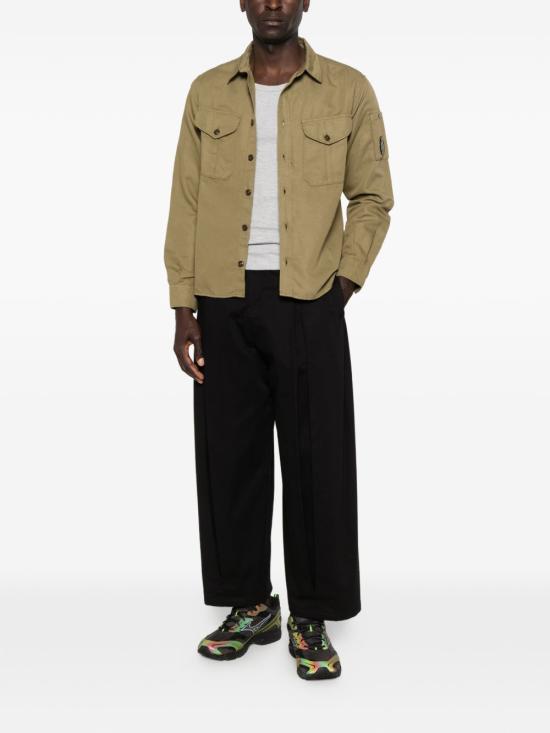 26SS 씨피 컴퍼니 긴팔 셔츠 20CMSH082A110626G644 VERDE - C.P. COMPANY