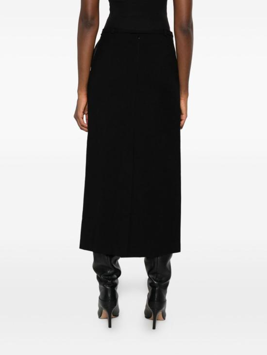 25FW 던스트 미디 스커트 UDSK5C207BK BLACK - DUNST