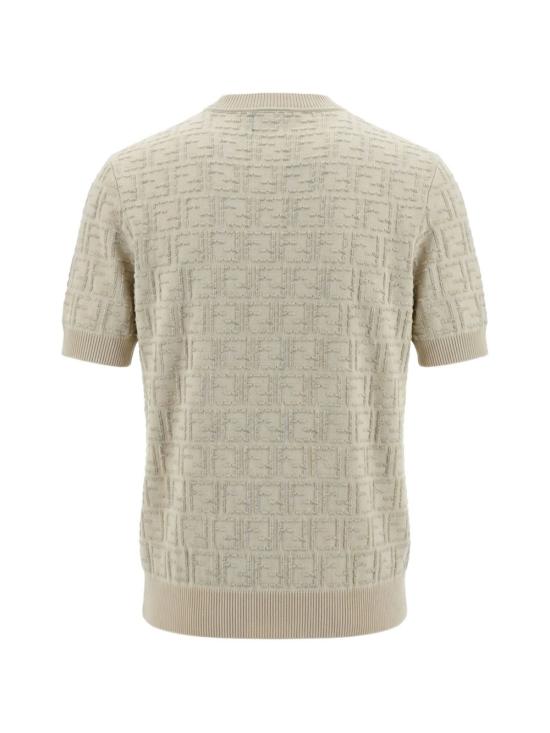 26SS 펜디 코튼 FF 셀러리아 스웨터 FZX051 AU7O F0B9Y LIGHT GREY DOM - FENDI