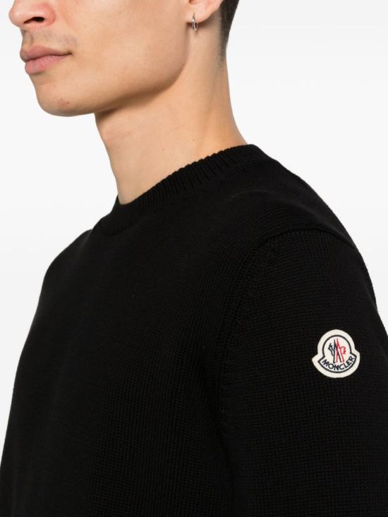 26SS 몽클레어 스웨터 9C00014 M1367 999 BLACK DOM - MONCLER