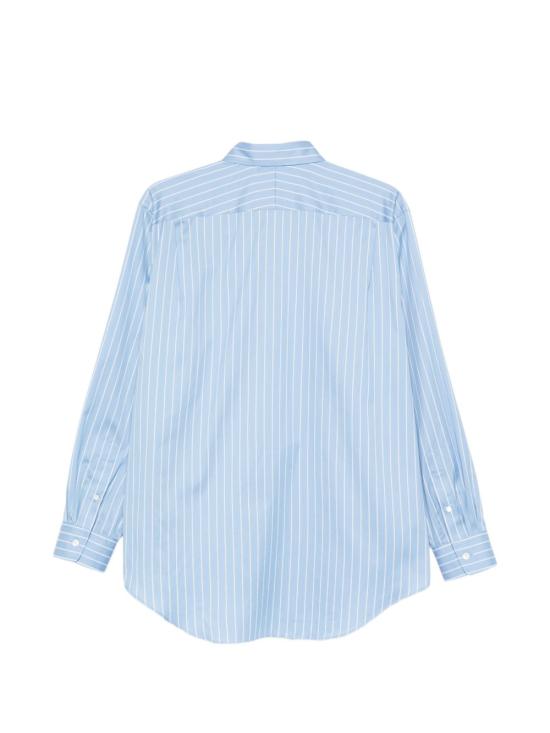26SS 오라리 긴팔 셔츠 A26SS01CS SAX BLUE STRIPE DOM - AURALEE