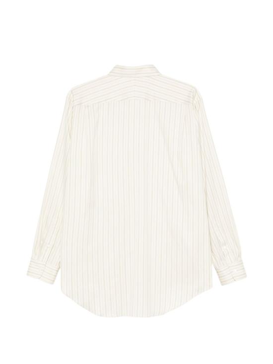 26SS 오라리 긴팔 셔츠 A26SS01CS IVORY STRIPE DOM - AURALEE