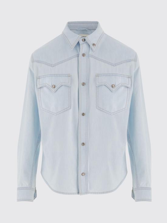 26SS 베르사체 데님 셔츠 10245601A17872 1DA50 Gnawed Blue - VERSACE