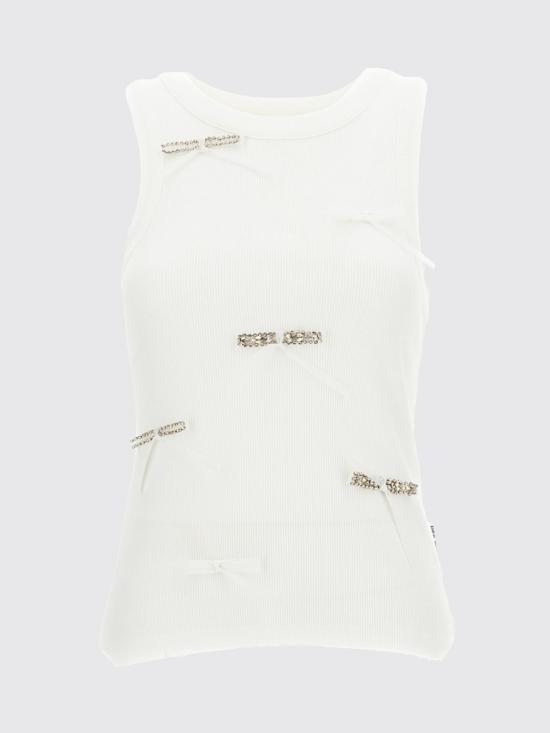26SS 데 펨메스 민소매 티셔츠 D101JU D0101 White - DES PHEMMES
