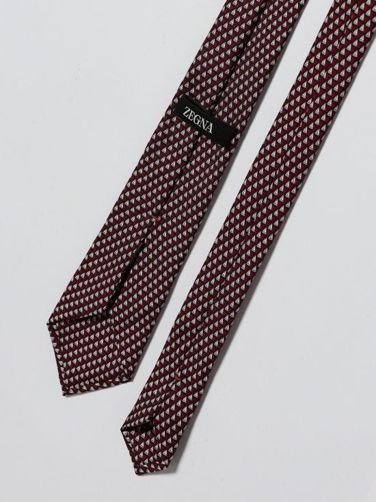 26SS 에르메네질도제냐 넥타이 1PBZ3W00TA3 BU1 Burgundy - ERMENEGILDO ZEGNA
