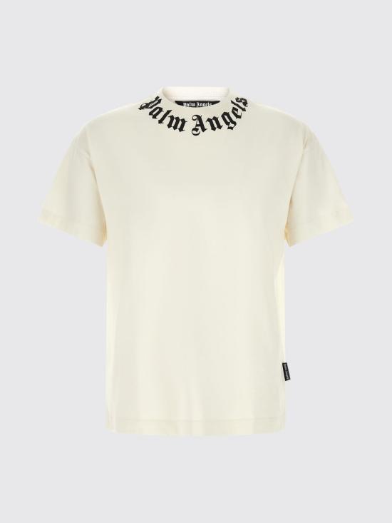 26SS 팜앤젤스 반팔 티셔츠 PMAA109S26JER008 0310 White - PALM ANGELS